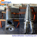 Twin screw barrel for Bandera extrusion Italy machine